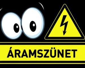 Tervezett áramszünet 