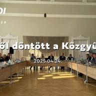 Erről döntött a Közgyűlés 