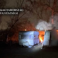Szemetet égetett Esztergom-Kertvárosban