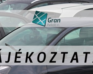Tájékoztatás parkolóautomata működésének változásáról 