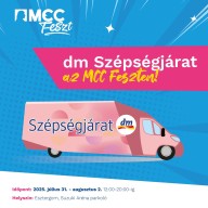Idén a dm Szépségjárat az MCC Fesztre is begördül
