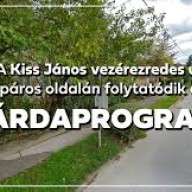 Több mint egy kilométer hosszan újul meg a járda a 111-es út mentén Esztergomban