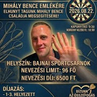 Összefogás egy fiatal sporttársért – Jótékonysági dartsversenyt közvetít és támogat a Gran TV