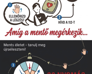 Egyperces videókban tanít életmentést az OMSZA kampány