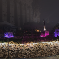 Meggyújtották a Bazilikánál a harmadik adventi gyertyát   2025.12.14.