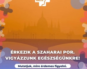 Sárgás égbolt és sáros eső: Szaharai por borítja be Komárom-Esztergom vármegyét