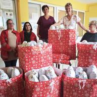 A Mikulás az esztergomi kórház szülészetére is megérkezett