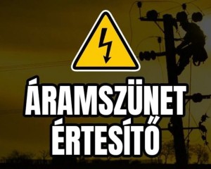 Üzemszünet értesítő - február