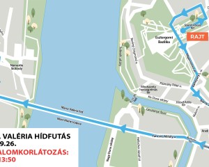 Útlezárások és forgalomkorlátozások Esztergomban a Mária Valéria Hídfutás idején