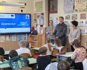 Vízvédelem és szemléletformálás Sárisápon: a fejlesztés az iskolába is eljutott