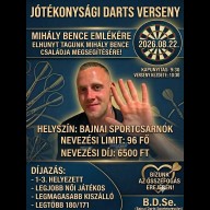 Összefogás egy fiatal sporttársért – Jótékonysági dartsversenyt közvetít és támogat a Gran TV