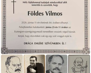 Elhunyt Földes Vilmos (VILL), Esztergom utolsó karikaturistája