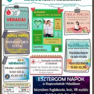 Tavaszi zsongás és közösségi élmények: Ezt kínálja ezen a héten az esztergomi Kapcsolatok Háza