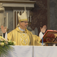 Húsvét vasárnapi szentmise az Esztergomi Bazilikából  2026.04.05.