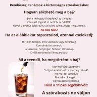 Vigyázz a poharadra! – Rendőrségi tanácsok a biztonságos szórakozáshoz