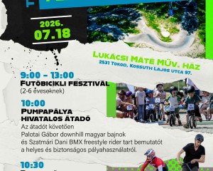 Bringás ünnep Tokodon: Érkezik a vadonatúj Pumpapálya és a Futóbicikli Fesztivál!
