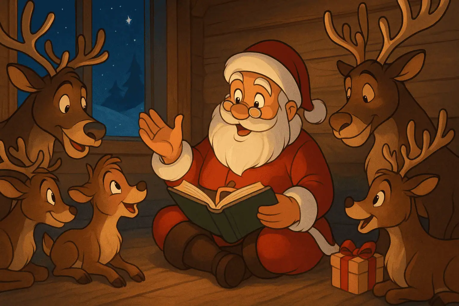 A rénszarvasok esti meséje