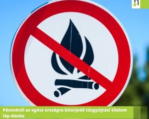 Szigorú szabályok léptek életbe: Országos tűzgyújtási tilalom az erdőkben és a kertekben