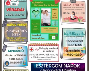 Kézműveskedés, néptánc és családi klubok – Íme az esztergomi Kapcsolatok Háza heti programkínálata