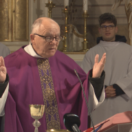 Szentmise a Nagymarosi Szent Kereszt templomból  2026.02.22.