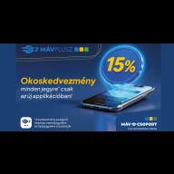 15% kedvezmény jön a MÁV-alkalmazásban