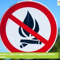 Szigorú szabályok léptek életbe: Országos tűzgyújtási tilalom az erdőkben és a kertekben