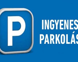 Ingyenes lesz a parkolás október 23-án a város egész területén