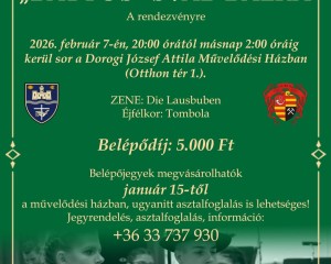 „Batyus” sváb bált rendeznek Dorogon