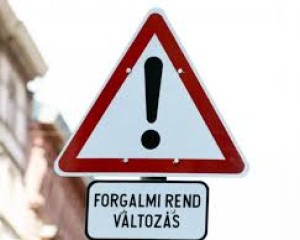 Ideiglenes forgalmirend-változás - Simor János utca