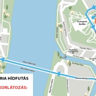 Útlezárások és forgalomkorlátozások Esztergomban a Mária Valéria Hídfutás idején