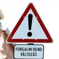 Ideiglenes forgalmirend-változás - Simor János utca