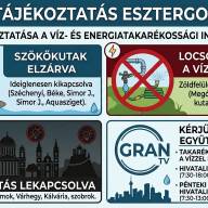 Fontos tájékoztatás: Víz- és energiatakarékossági intézkedések léptek életbe Esztergomban