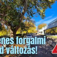 Változik a forgalmi rend az Ady Endre sétányon – Energetikai fejlesztés indul a váci uszodában