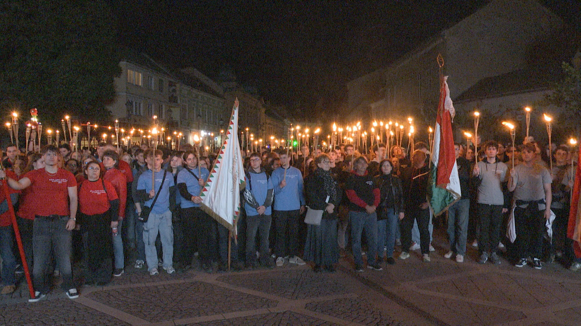 Közös fáklyás ballagás Esztergomban  2026. 04. 29.