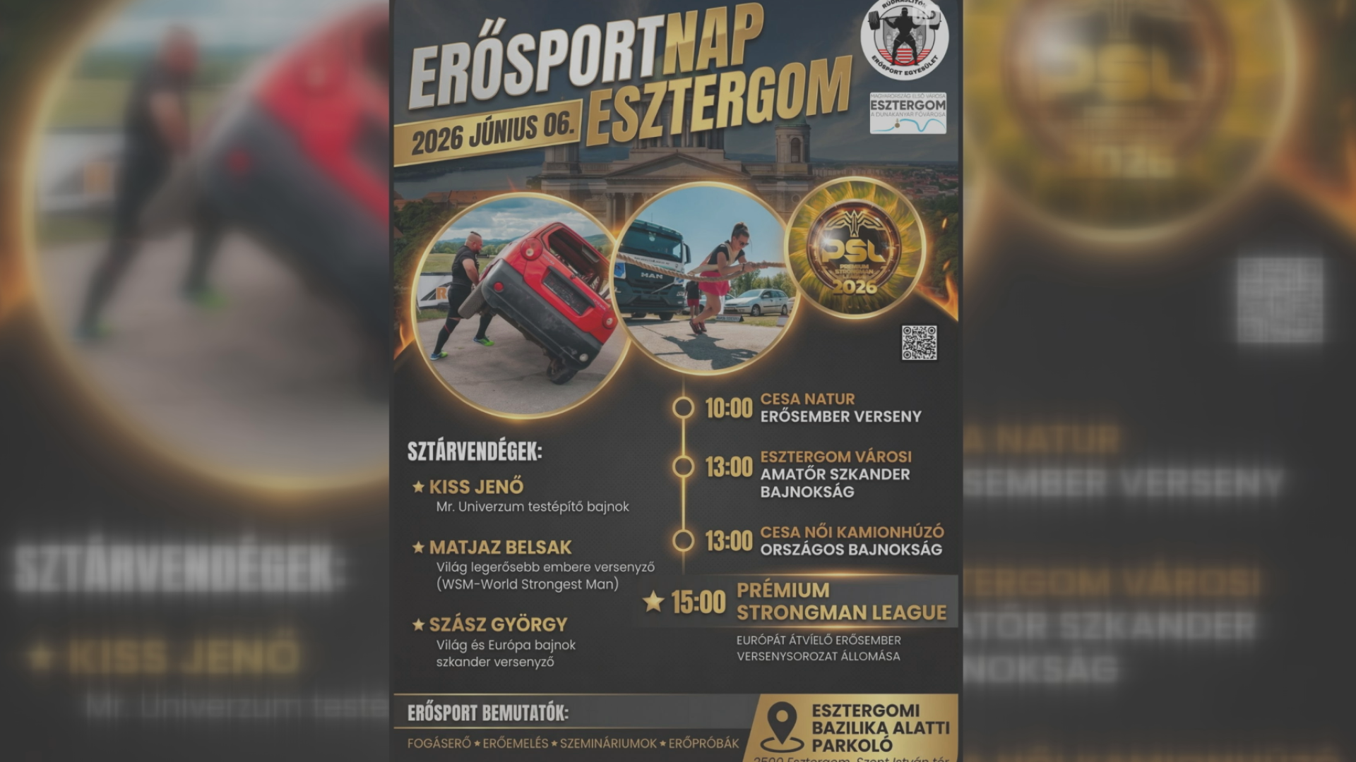 Erősportnap Esztergomban a Bazilika előtt  2026.06.02.